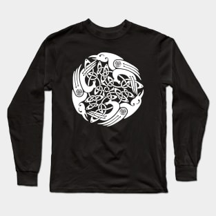 Celtic White Ravens Long Sleeve T-Shirt